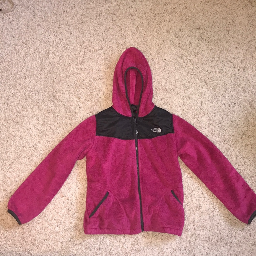 The North Face Pink Hooded Fleece